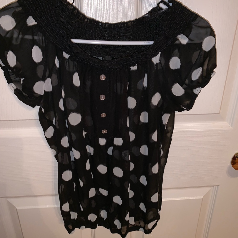 Off the shoulder blouse